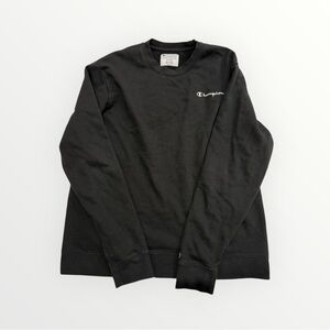 Champion Black Pullover Crewneck Sweatshirt - PREOWNED
